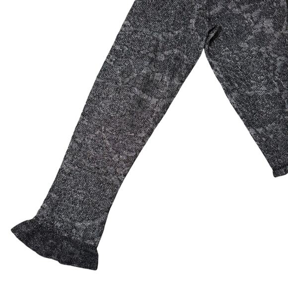 by Anthropologie Hanna Lace Mock Neck Sweater Merino Wool Blend Black Medium - Picture 5 of 9